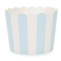 Paper Eskimo Blue & White Stripes Baking Cups